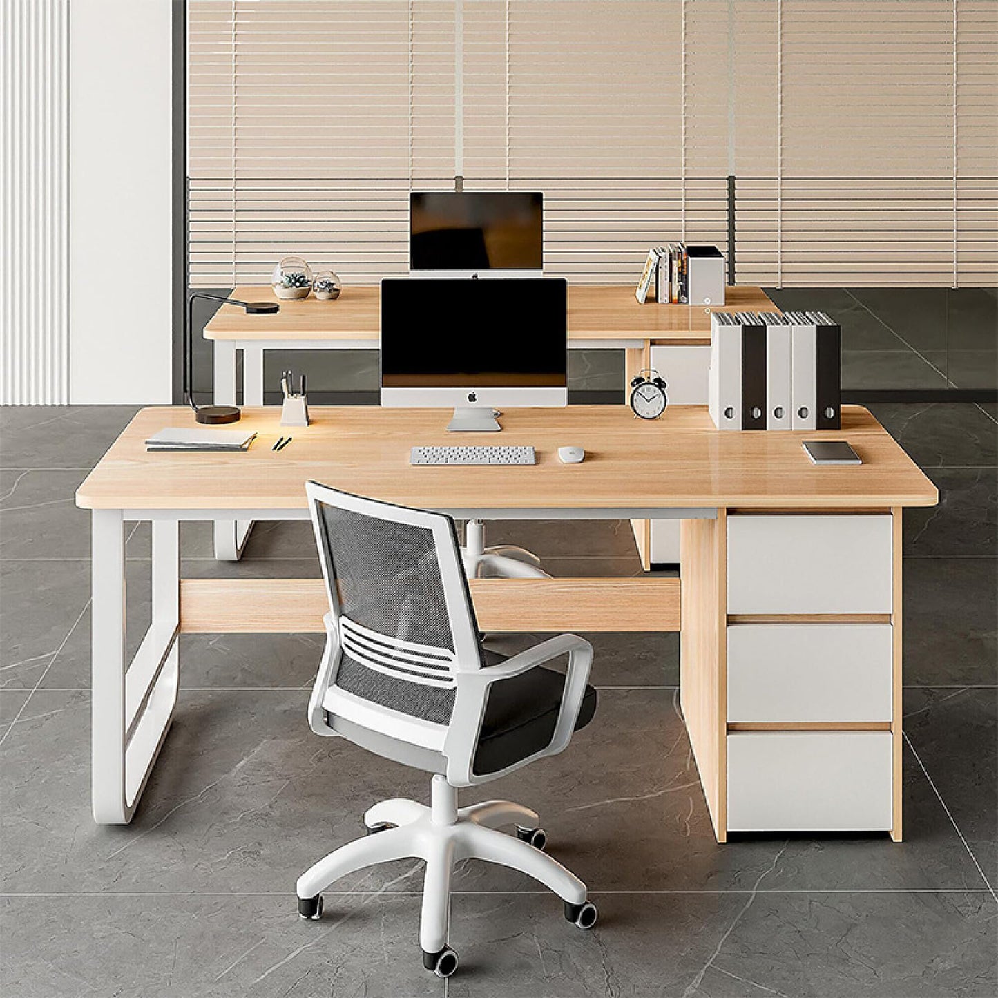 Bücherregal,Bücherregal klein,Modern Computer Desk with Bookshelf 3 Drawers Multifunctional Home Office Table for Writing Study & Work Simple Stylish PC Workstation Large