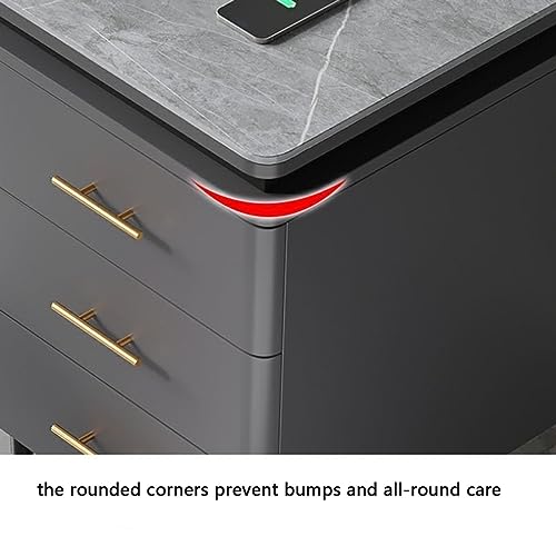 Gaming Schreibtisch mit Schublade und Rockboard 100/120cm Computertisch für Studenten Study Desk für Desktop