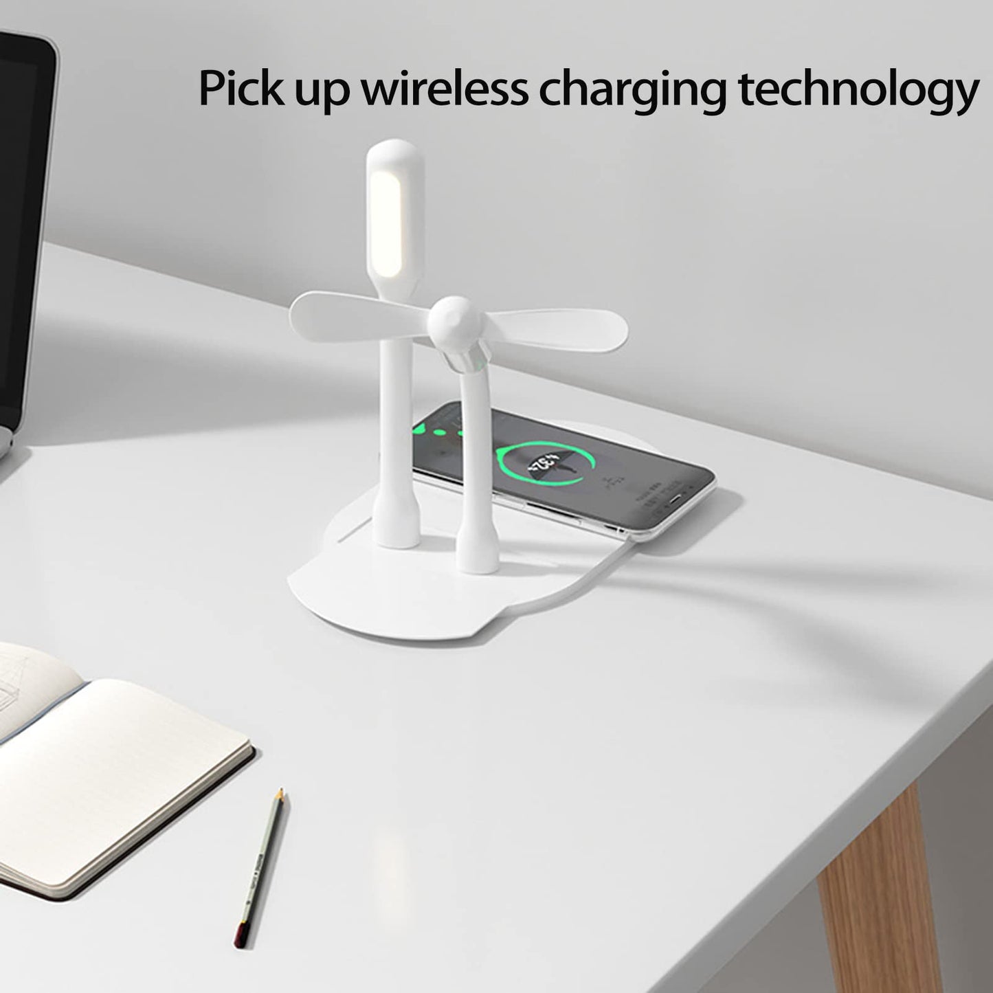 OSKOPWRC Holz-Computertisch, 28 „L x 16 ‚W Kleiner Schreibtisch mit Massivholzbeinen, 29‘ Höhe Ergonomischer Bürotisch, Schreibtisch für kleine Räume Weiß (weiß)