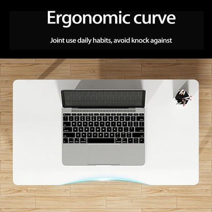 OSKOPWRC Holz-Computertisch, 28 „L x 16 ‚W Kleiner Schreibtisch mit Massivholzbeinen, 29‘ Höhe Ergonomischer Bürotisch, Schreibtisch für kleine Räume Weiß (weiß)