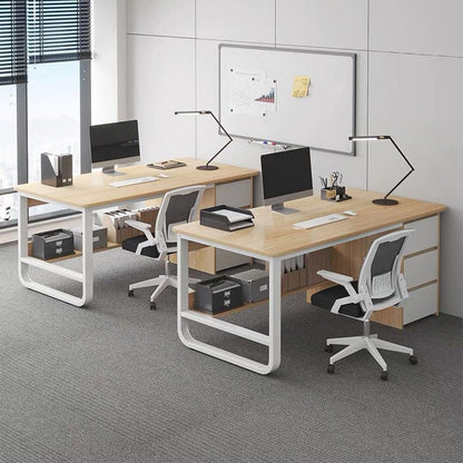 Bücherregal，Bücherregal klein，Modern Computer Desk with Bookshelf 3 Drawers Multifunctional Home Office Table for Writing Study & Work Simple Stylish PC Workstation Large